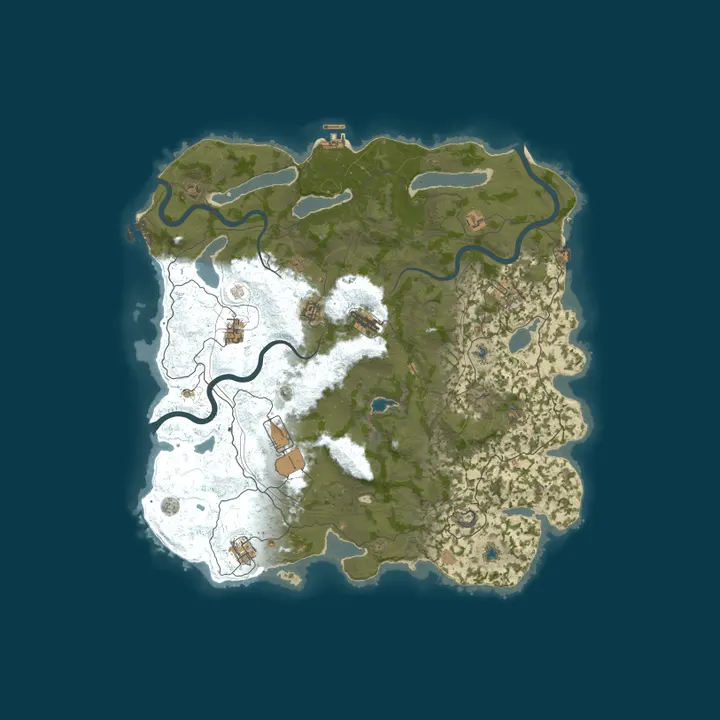 Map of EU RENEGADE 2x Monthly Medium | 50% Upkeep | No BP Wipe | Biwee