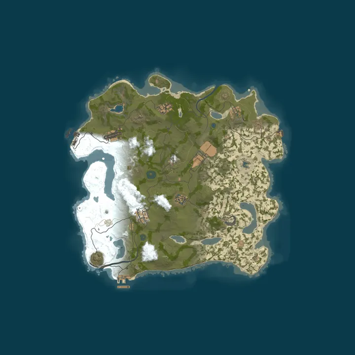 Map of DOPERUST.COM – 2X EU Solo/Duo/Trio [Vanilla+|Noob Friendly|Mo