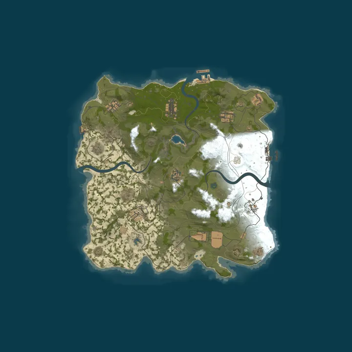 Map of EU RustLife.net | Solo ONLY | Fridays | Noob Friendly