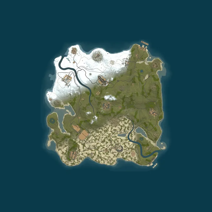 Map of ⦿ ICEFUSE EU 5X Quad (Solo/Duo/Trio/Quad|Shop|Kits|X5 WIPED)