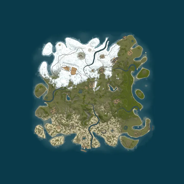 Map of [NA] Nomad PvE 10x - Skill Tree - Raids - Economy