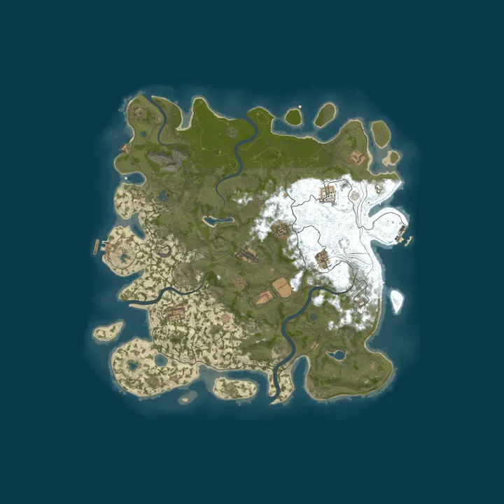 Map of My Untitled Rust Server