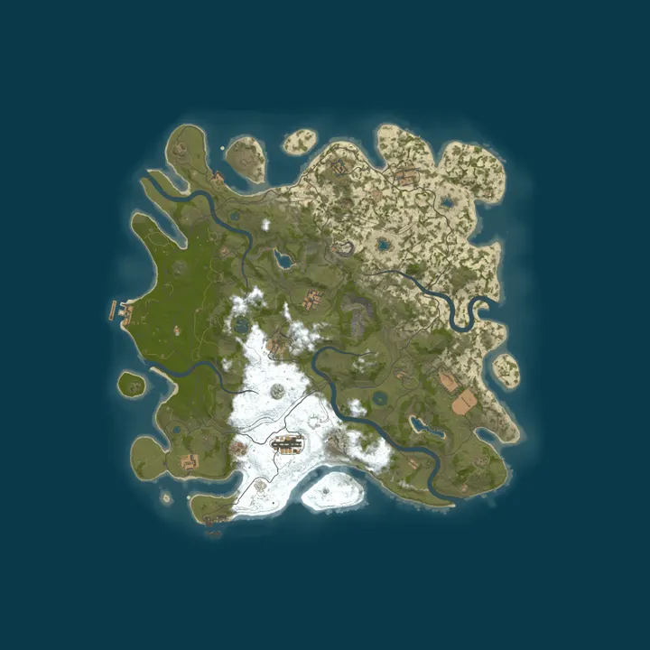 Map of RUST | СЕРВЕР РАСТ | OXYDEN | PVP |