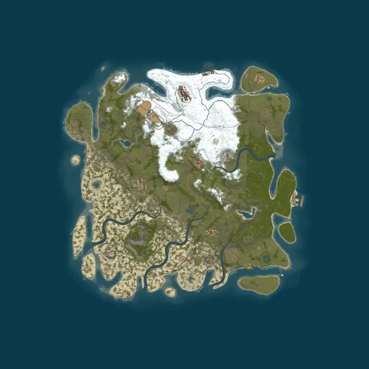 Map of BobsRustServer 50x | Mini | Kits | TP | Skins