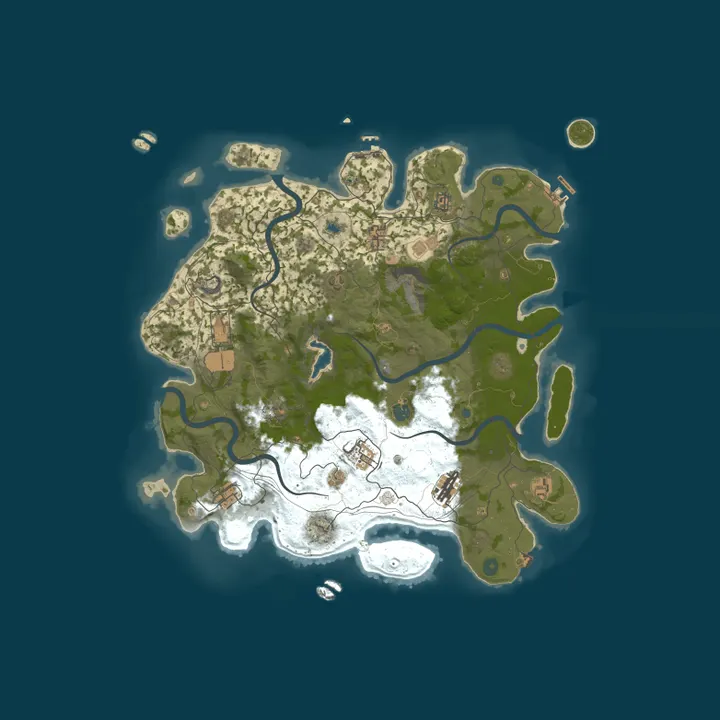 Map of TURBOSBLAST! US MONTHLY|PVP|CUSTOM Loot|24/7 DeepSea/Build| NEW