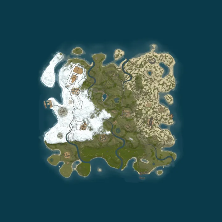 Map of Rusty Pickle | SOLO DUO TRIO | Biweekly | noobs | 50% upkeep