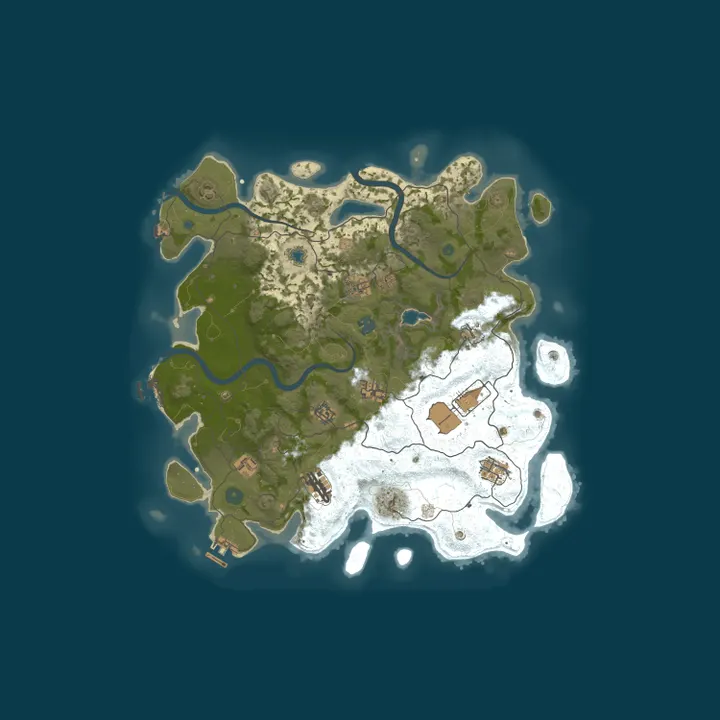 Map of [EU-TR] RustLodos | 3x | Solo/Duo/Trio | AntiCheat | 24/7