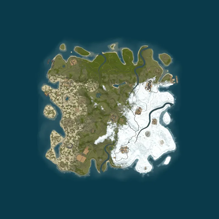 Map of Enjoy - Solo/Duo/Trio/Quad only, no BP wipes. True Vanilla.
