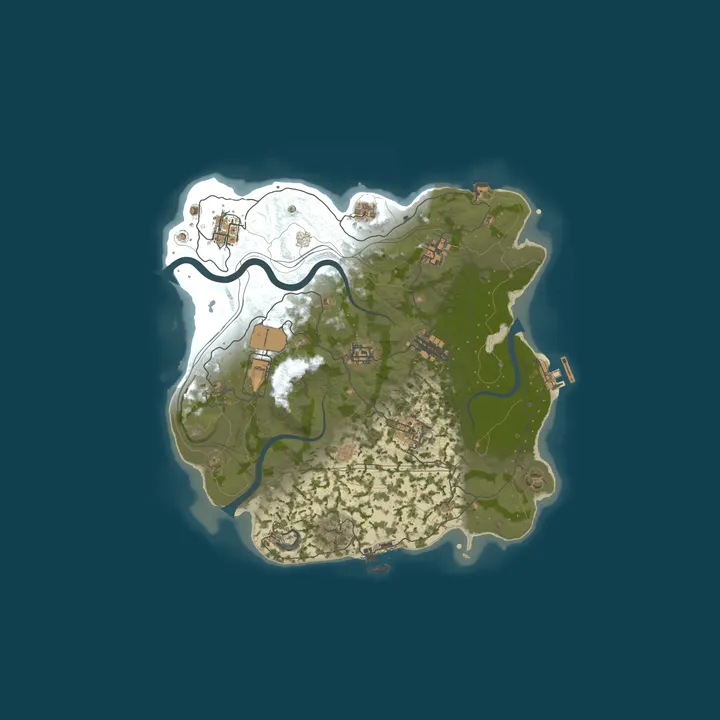 Map of [LATAM] Caramelo X2 Solo/Duo | 17/10 Full Wipe