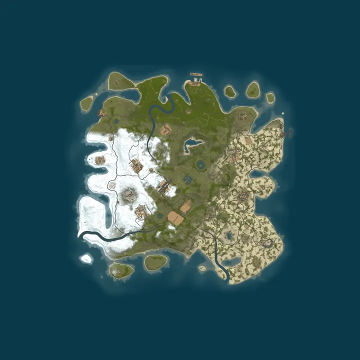 Map of [BR/LATAM] GRUBER | VANILLA 1X | WIPE 17/10 | PVP