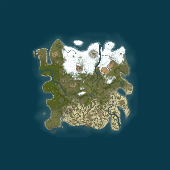 Map of RUSTX: ЗЕМЛИ [ТЕСТ] | PvE RPG | Квесты • Ур