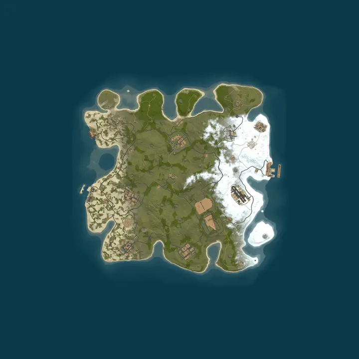 Map of Bestrust Solo/Duo/Trio/Quad 2x #2 | JUST FULLWIPED 17.10 10/17