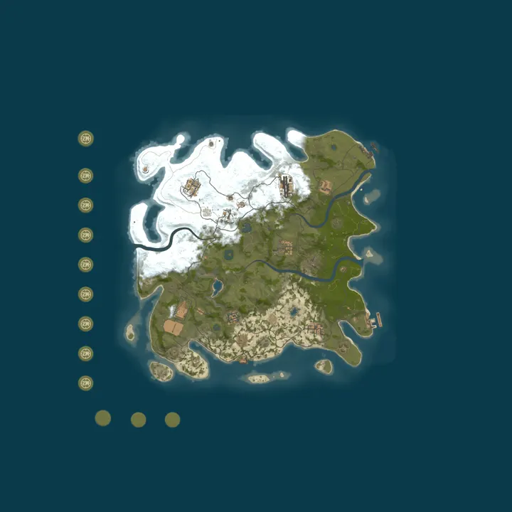 Map of ZONA MORTA 10x PvE | Bosses | Reator | Mutação | Wipe 15 dias