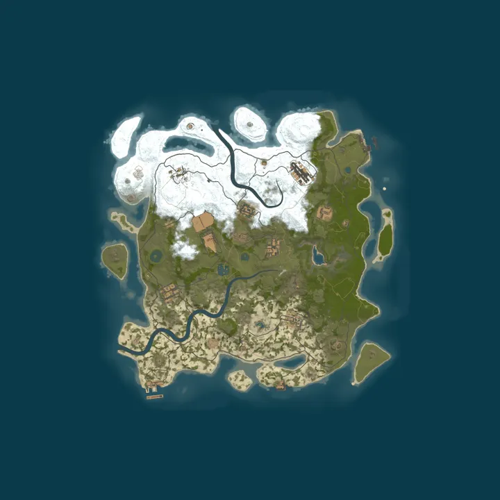 Map of Cricklewood Rust Server