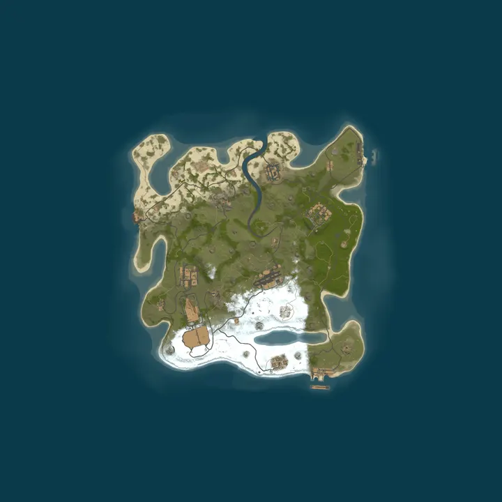 Map of Bestrust Solo/Duo/Trio/Quad 2x #3 | JUST FULLWIPED 16.10 10/16