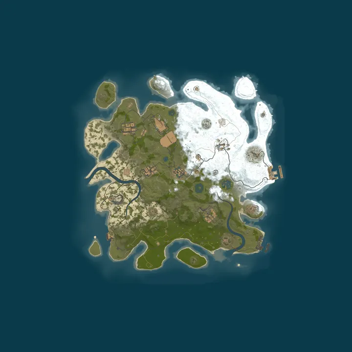Map of [РУ] R1rust 2x | Kits | No P2W | No Limit | Вайп 16.10