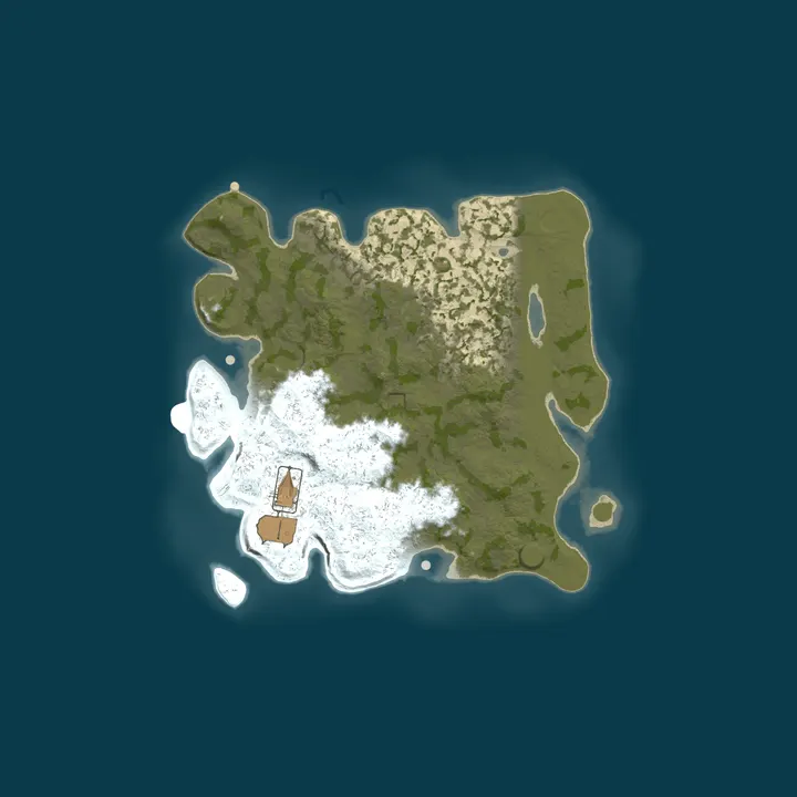 Map of BAIDEN RUST X1000000000 |NoLimit|PVP|FUN|KITS|RU|EU|AIM|BED|BRO