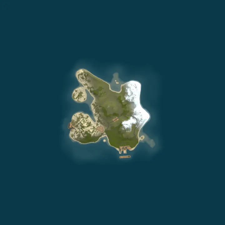 Map of #1 RUBIN RUST | PVP | X100000 | CUSTOM MAP