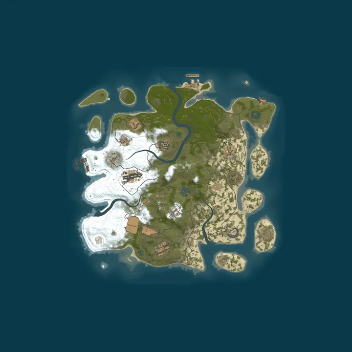 Map of Rust Casta UNLIM [X5/X10|TP|Remove|RPG]