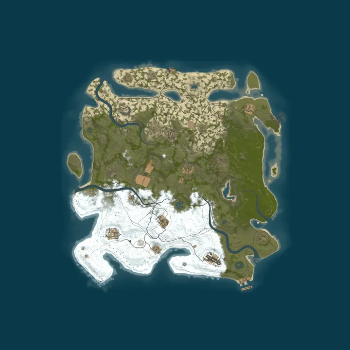 Map of EvilIsland-PVE-Life-[Скилы|X1-X10|Рейд дома|Кве