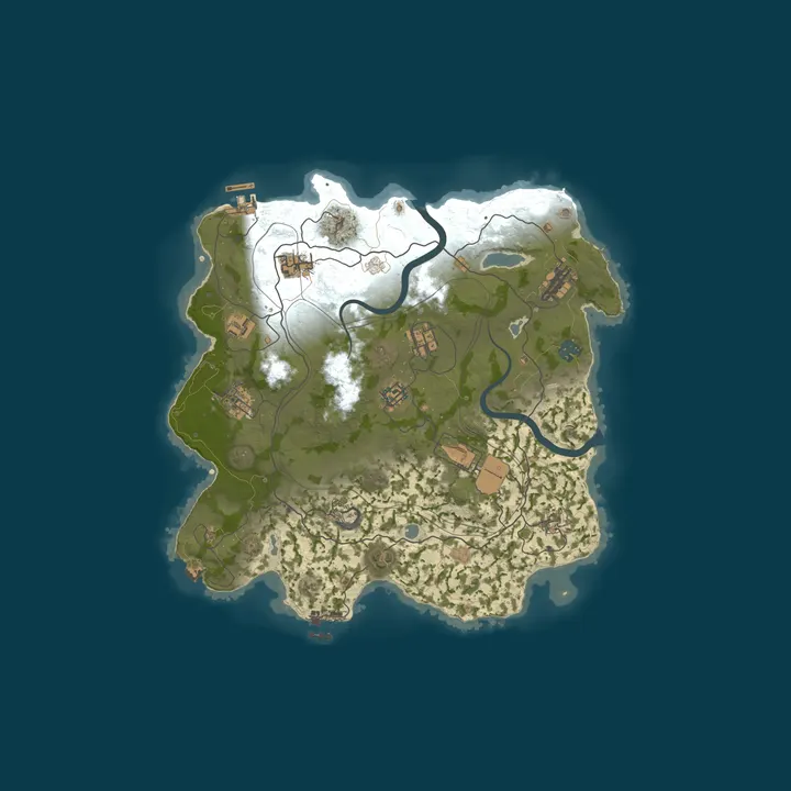 Map of RustPlace Romania 2x [Solo/Duo/Trio|Vanilla+X2] Wiped 15/10