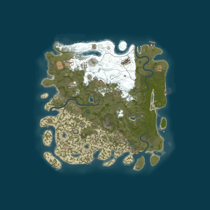 Map of RustCat x3x10|PvE|400+RB|Quests|NoRaid|NoKill
