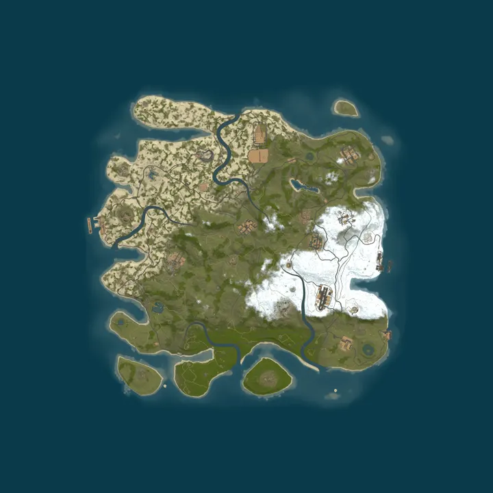 Map of Классика x5 для НОВИЧКОВ |Loot+|BigBoyRust|