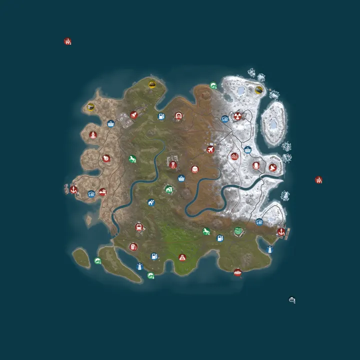 Map of Magic Rust #32 — Modded 2x (Solo/Duo) | Pyccкий