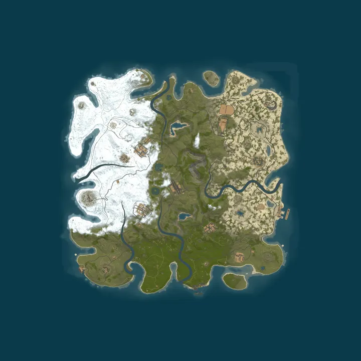 Map of ADRENALIN Rust RU 2X [ лутай СКИНЫ ]Loot+
