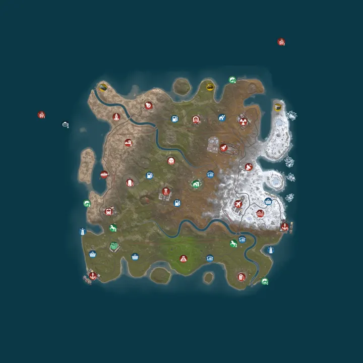 Map of Magic Rust #9 — Vanilla 2x | EU East | Pyccкий