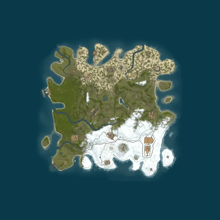 Map of СИБИРЬ | УЛУЧШЕННЫЙ | CLASSIC +