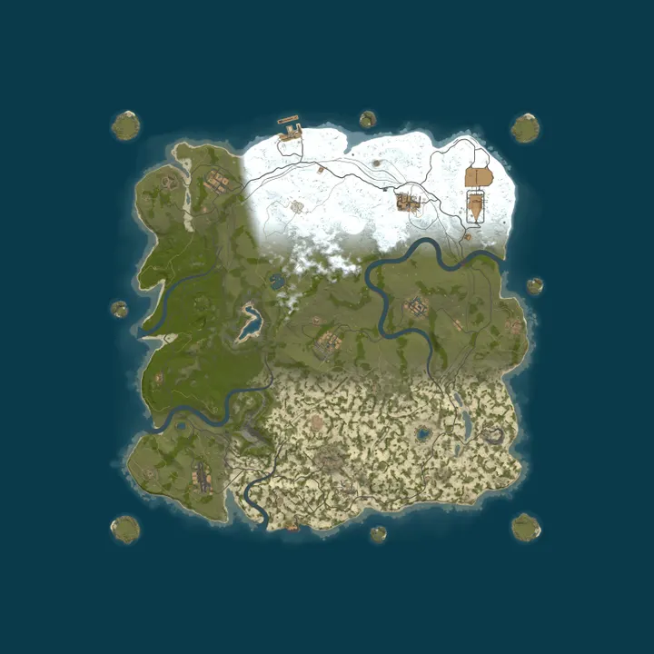 Map of [EU] Salvaged-Life | PVE | NPC | ZOMBIES |