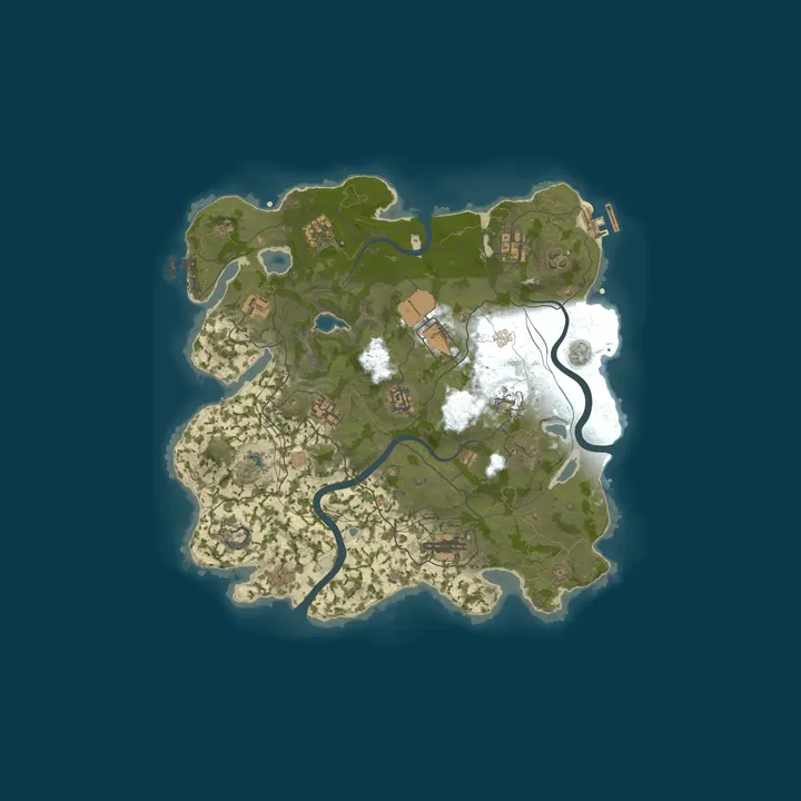 Map of US Limitless 2x Solo/Duo/Trio/Quad|No BP Wipes|Noob Friendly