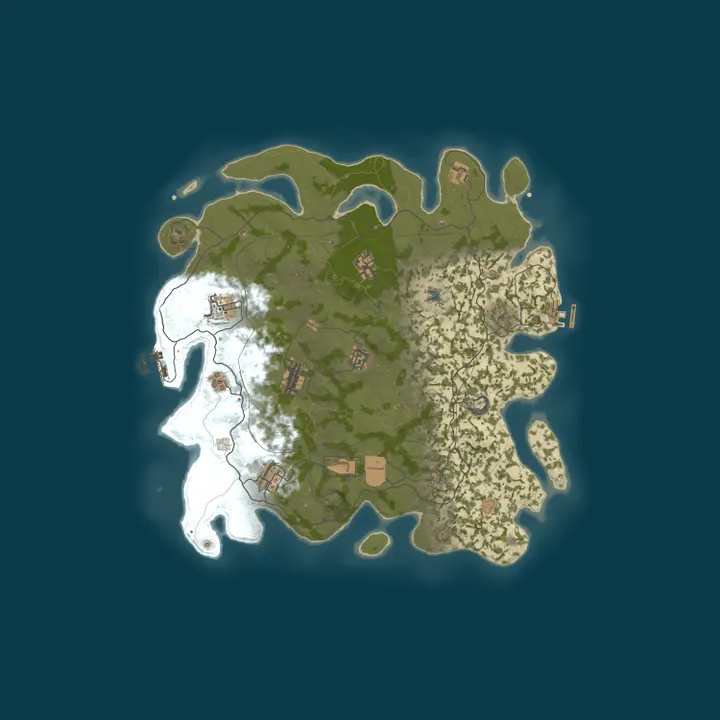 Map of Rustality - 10x | No BPs | Kits | Shop