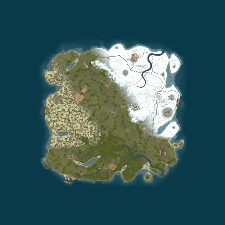 Map of WARBANDITS.GG EU 3X |Solo/Duo/Trio/Quad|LootX3| JUST WIPED