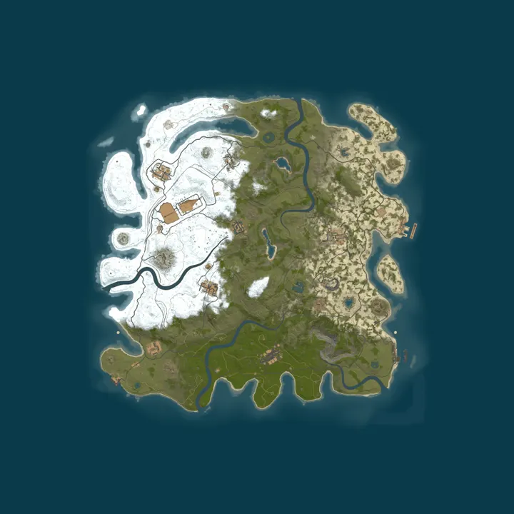 Map of Pirates of the Frozen Lake