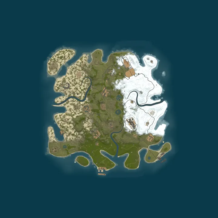Map of RUSTILA[PVE]NoRAID|NoKILL|RAIDBASE|Events|Quest|TP