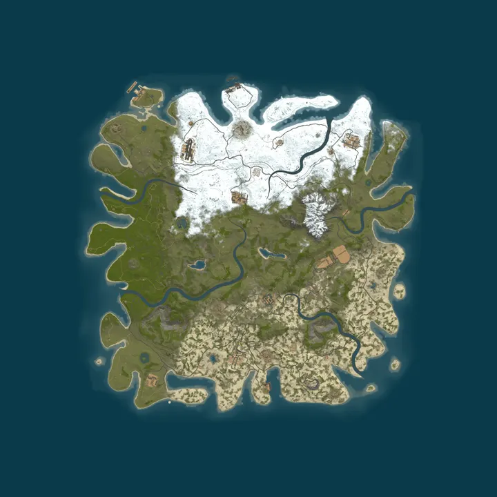 Map of Rust  Plus200 Teste
