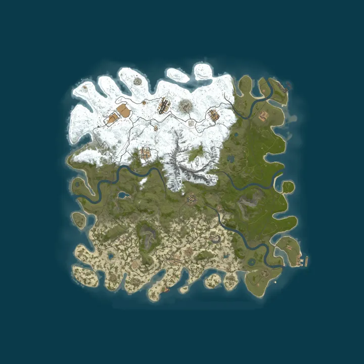 Map of Rust Plus 200