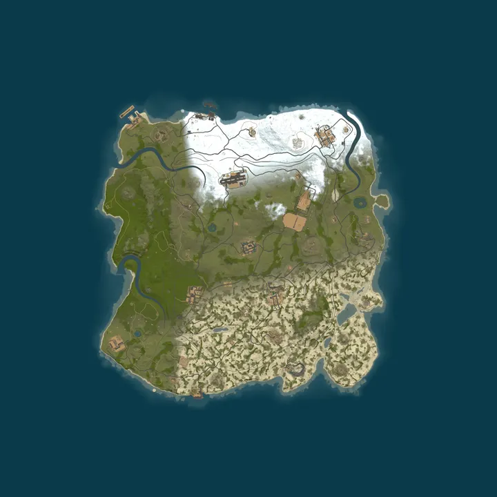 Map of RustVikings | Solo/Duo | Saturdays | FULLWIPE 17/10 17:00CEST