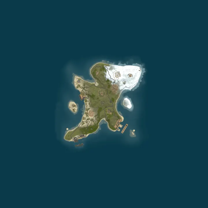 Map of GTXGaming.co.uk - Rust Dedicated Server