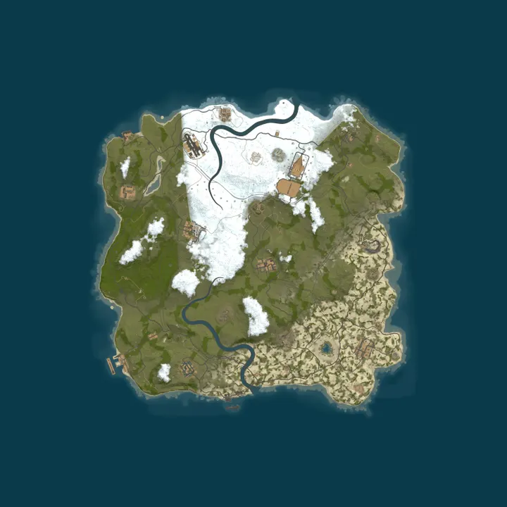Map of SURVIVORS.GG #7 [ 2x Vanilla ] FULLWIPED 18.10