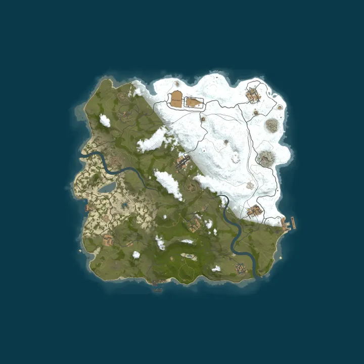 Map of SURVIVORS.GG #1 [ 2x Solo/Duo/Trio/Quad ] FULLWIPED 15.10