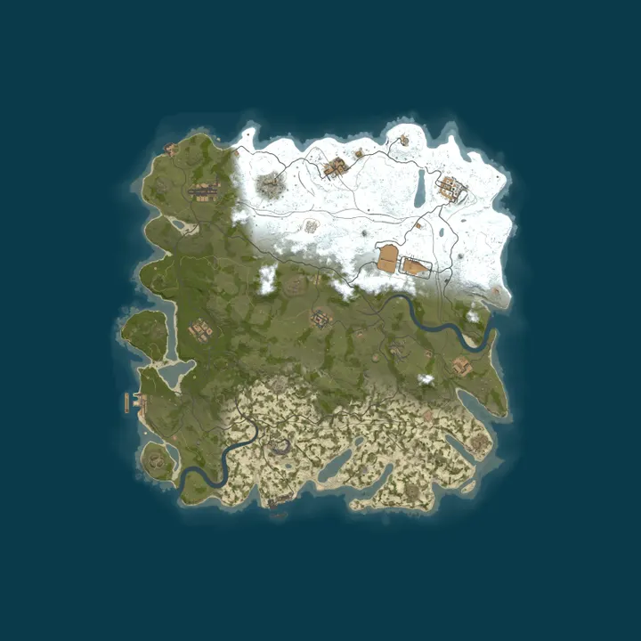 Map of WARBANDITS.GG EU 3X |Solo/Duo/Trio/Quad/Max5|LootX3| JUST WIPED