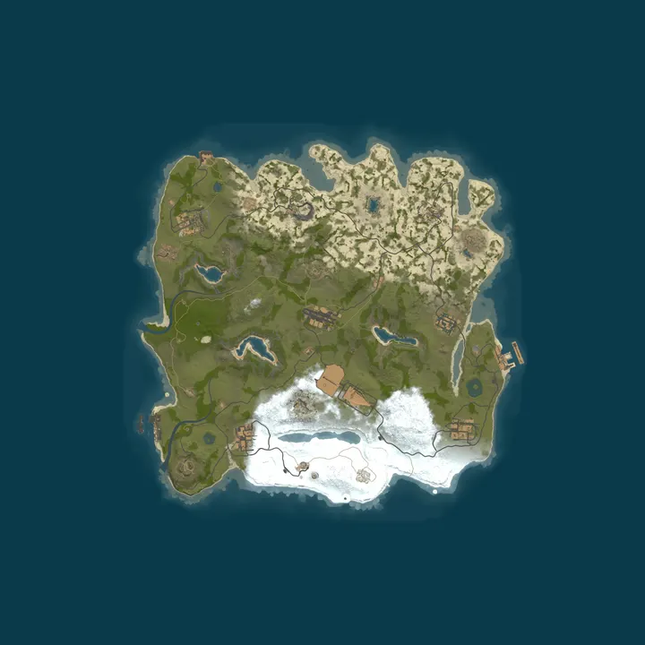 Map of DOPERUST.COM – 2X EU Solo/Duo [Vanilla+|Noob Friendly|Monthly