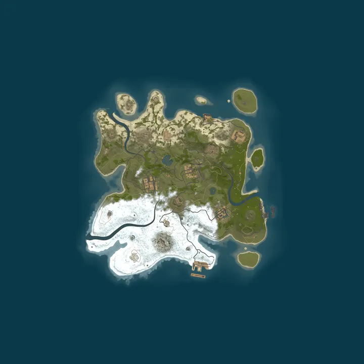 Map of Apex Survival 2X Solo/Duo | Vanilla+ | JUST WIPED