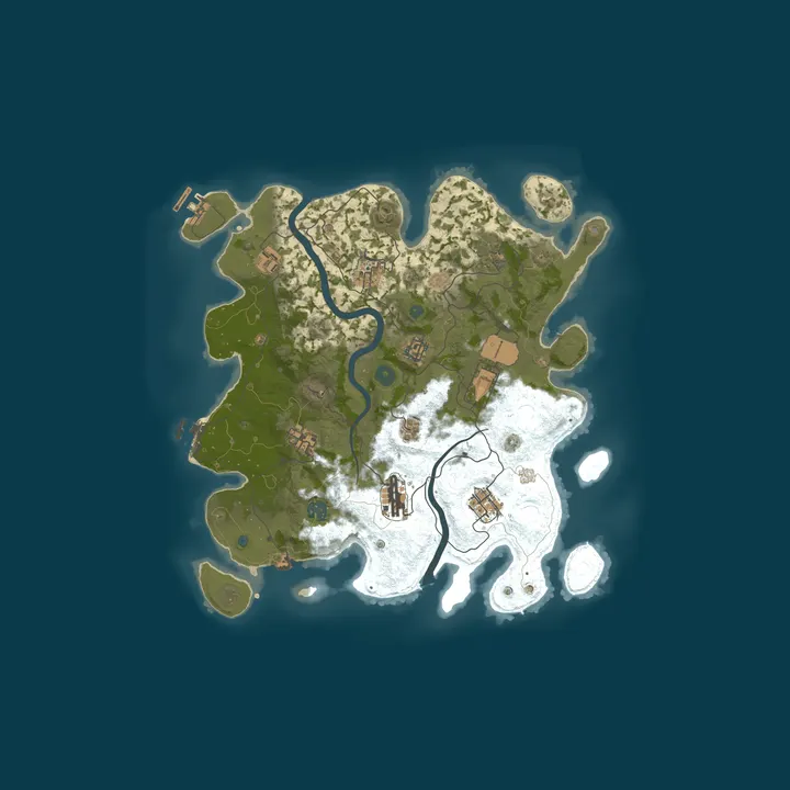 Map of SHELBY RUST Х3 | CLANS | LOOT+ | WIPE 15.10