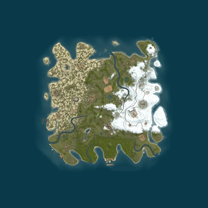 Map of 404 RUST SOLO/DUO | ЧТ | ДЛЯ НОВИЧКОВ 15.10