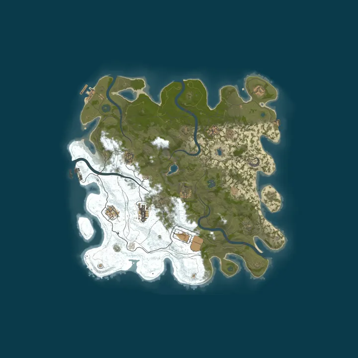 Map of 666 RUST 2Х|ДЛЯ НОВИЧКОВ|СИБИРСКИЙ 15.10