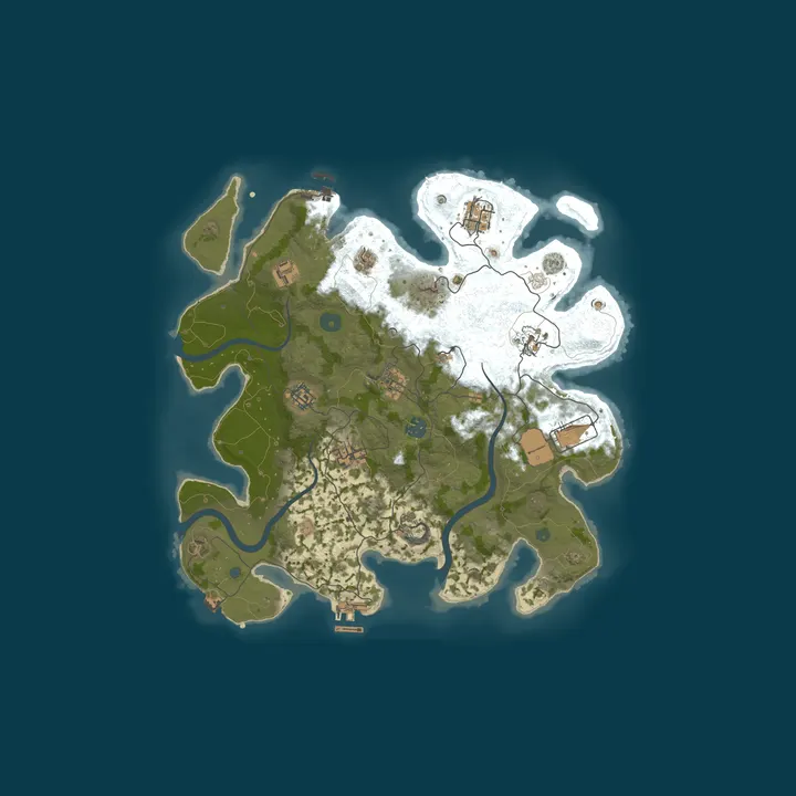 Map of № 7 ZERO ZONE 7 /x5/Kit/InstaCraft/NO limit/1610 Wipe